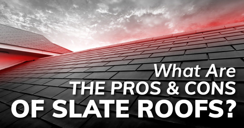 Slate roofing