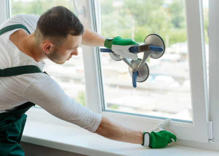 Pane double windows residential installation