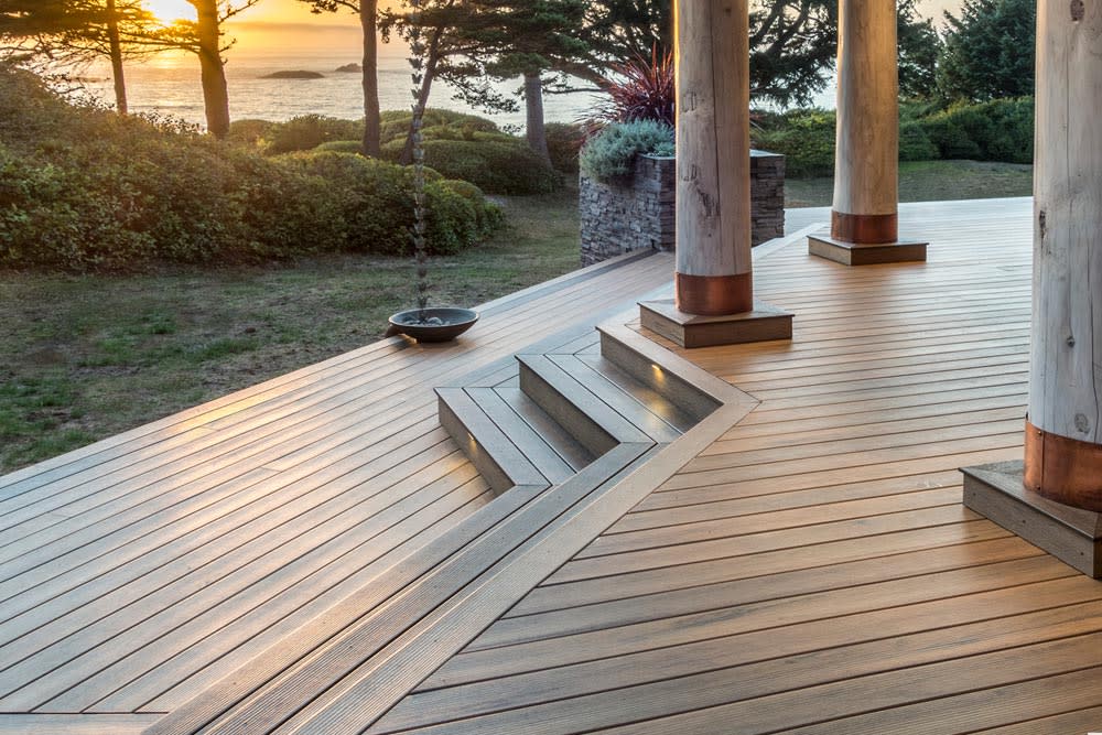 Trex decking deck foot costs